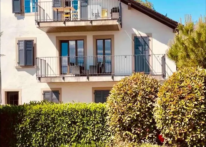 Ravissant Vue Lausanne Avec Terrasse Apartament Lutry